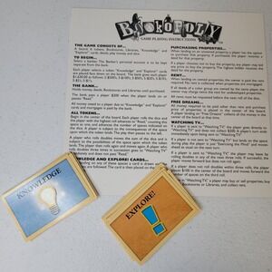 Bookopoly Knowledge Explore Replacement Game Cards Instructions Late For The Sky